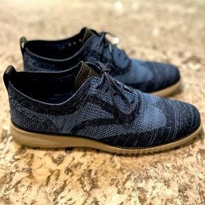 Cole Haan Zerogrand Stitchlite Oxford Shoes Blue
